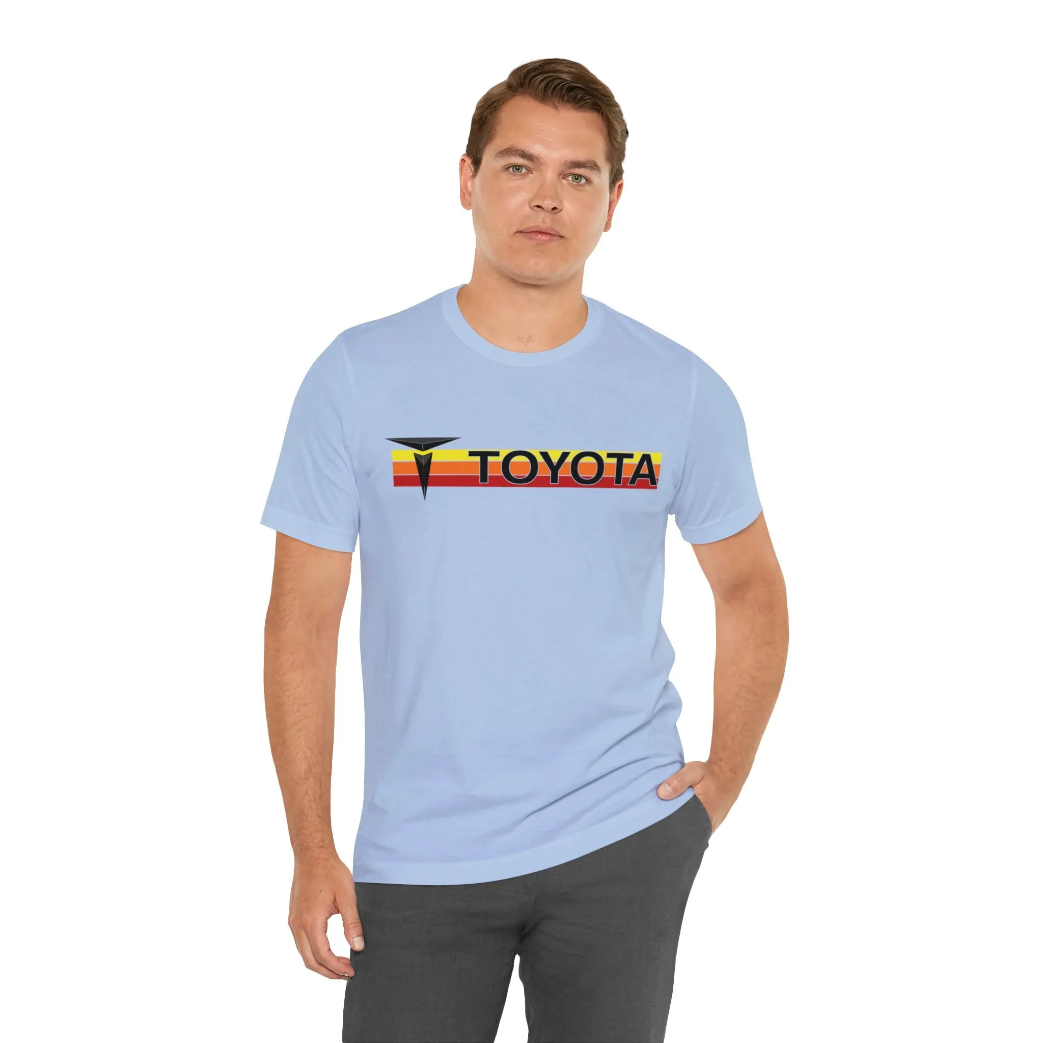 3 Stripe T Old School Design Fitted Short Sleeve T shirt - Reefmonkey