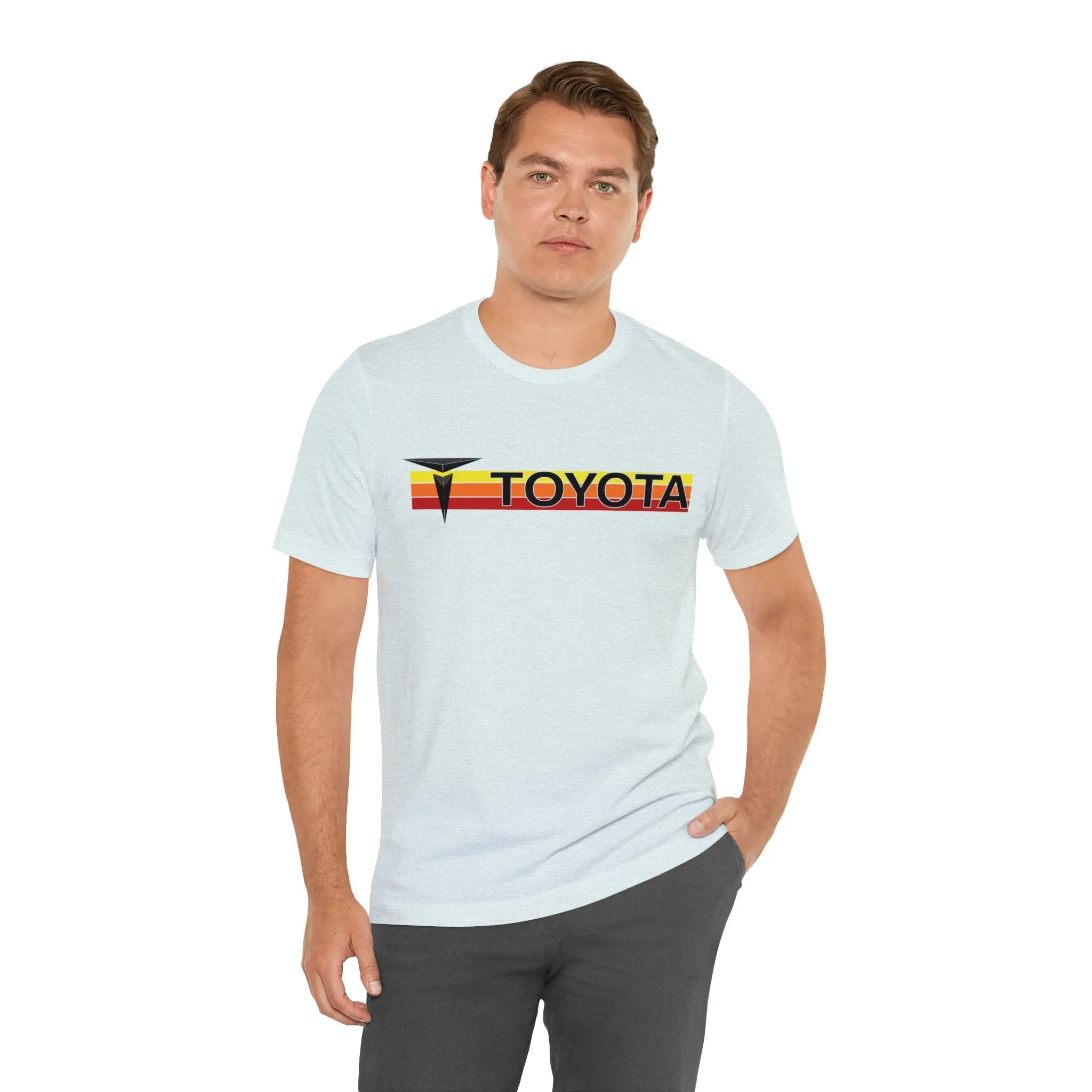 3 Stripe T Old School Design Fitted Short Sleeve T shirt - Reefmonkey