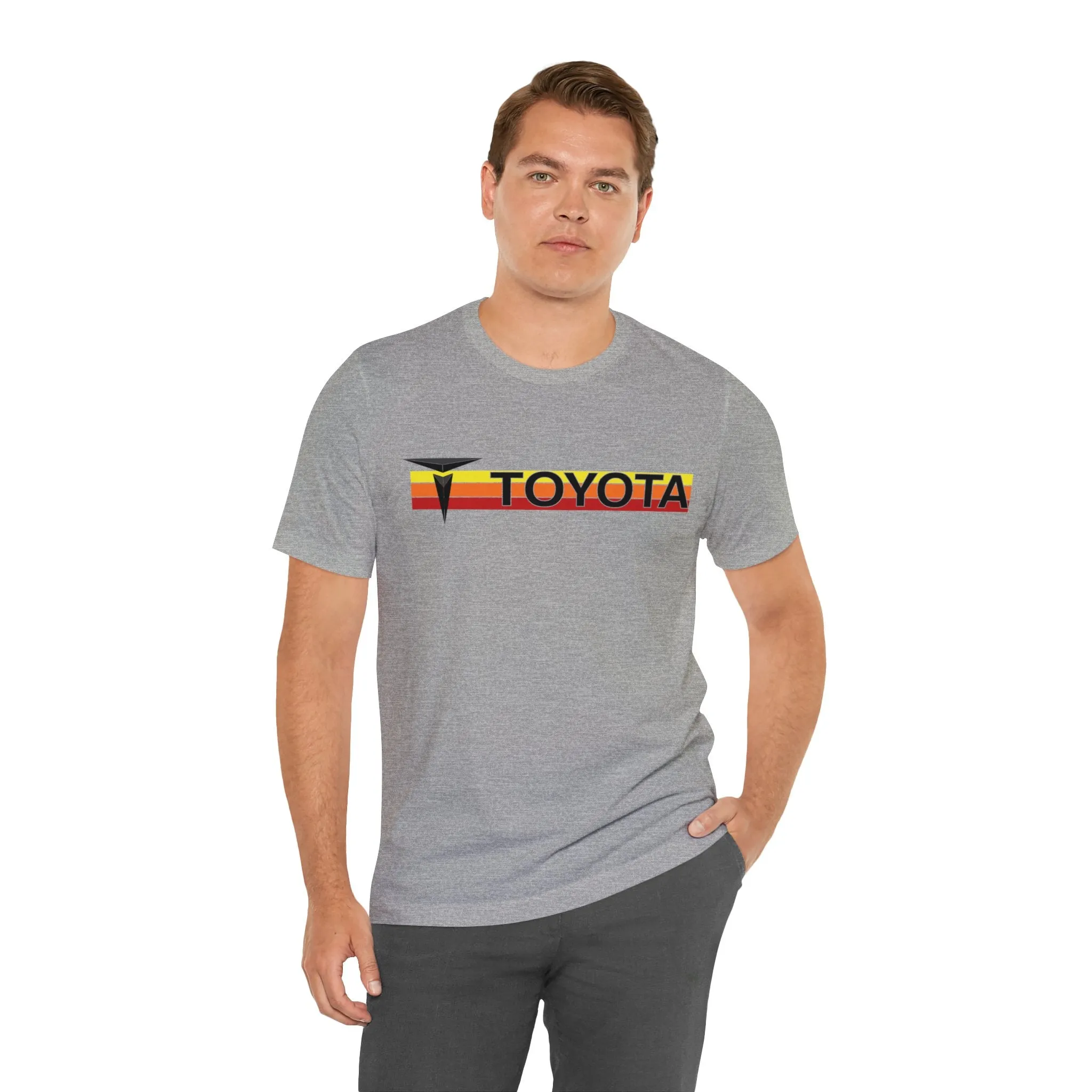 3 Stripe T Old School Design Fitted Short Sleeve T shirt - Reefmonkey