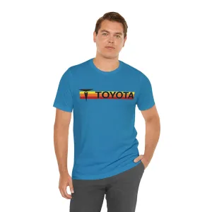 3 Stripe T Old School Design Fitted Short Sleeve T shirt - Reefmonkey