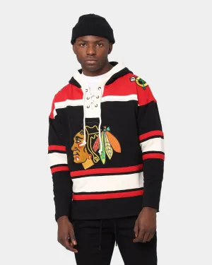 47 Brand Chicago Blackhawks NHL Lacer Hoodie Jet Black/Red