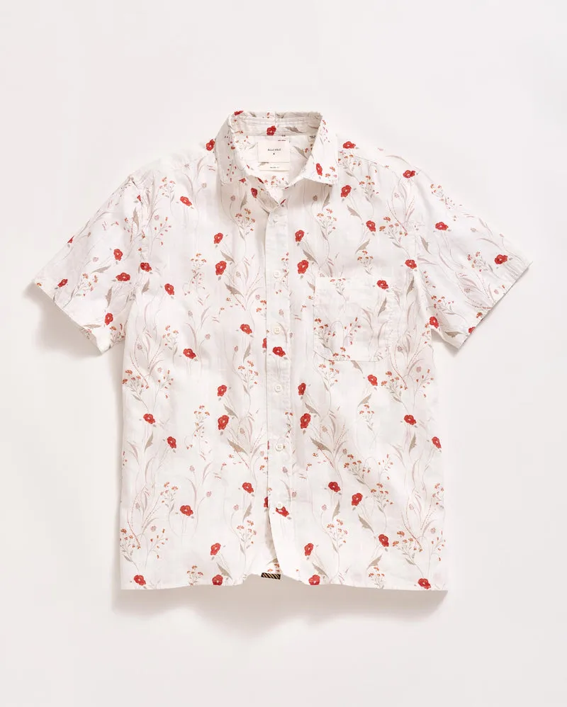 Billy Reid Short Sleeve Poppy Treme Shirt