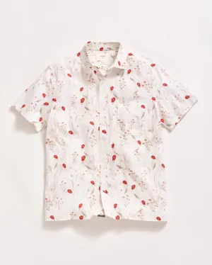 Billy Reid Short Sleeve Poppy Treme Shirt