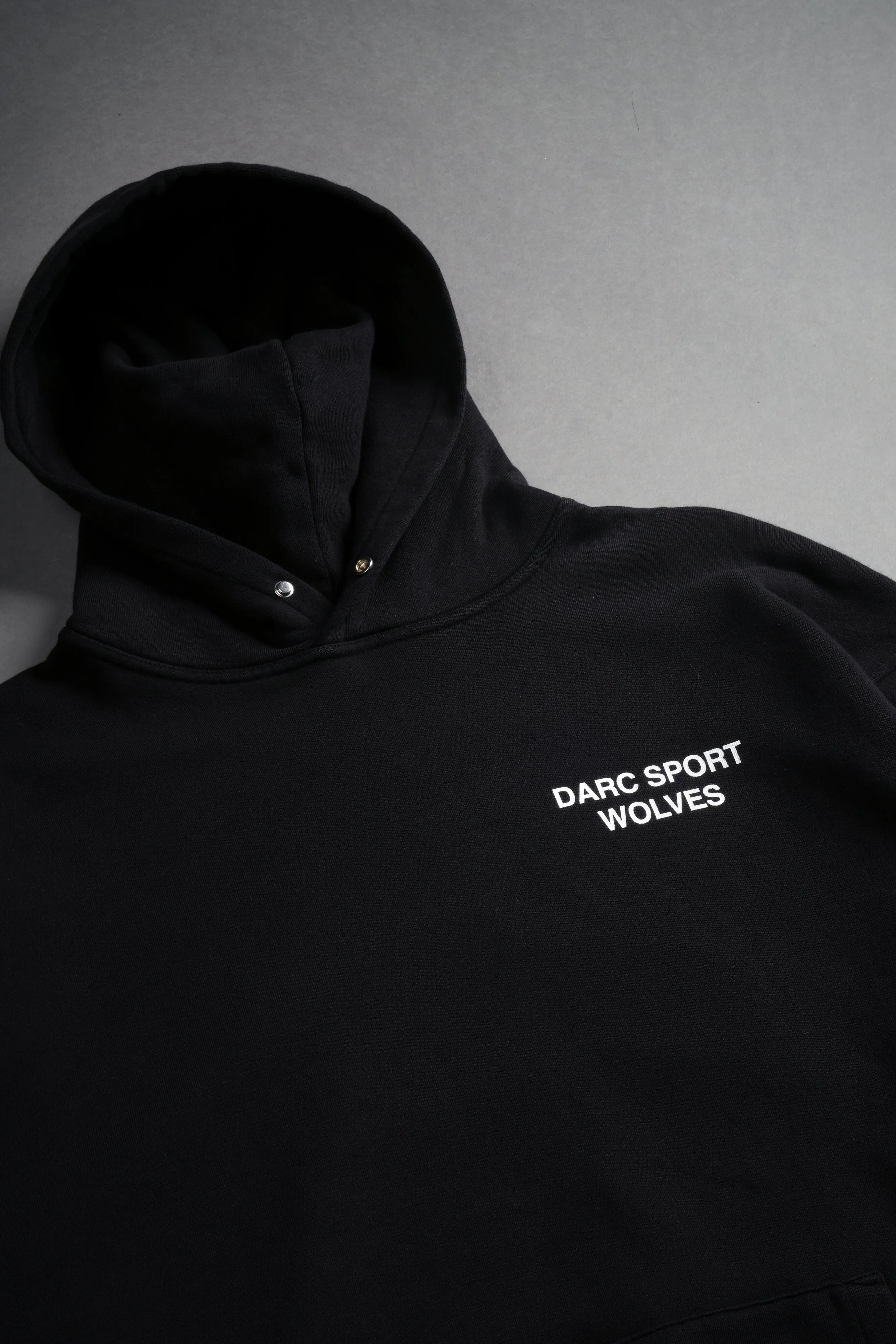 Darc Sport Wolves Blossom "Pierce" Hoodie in Black
