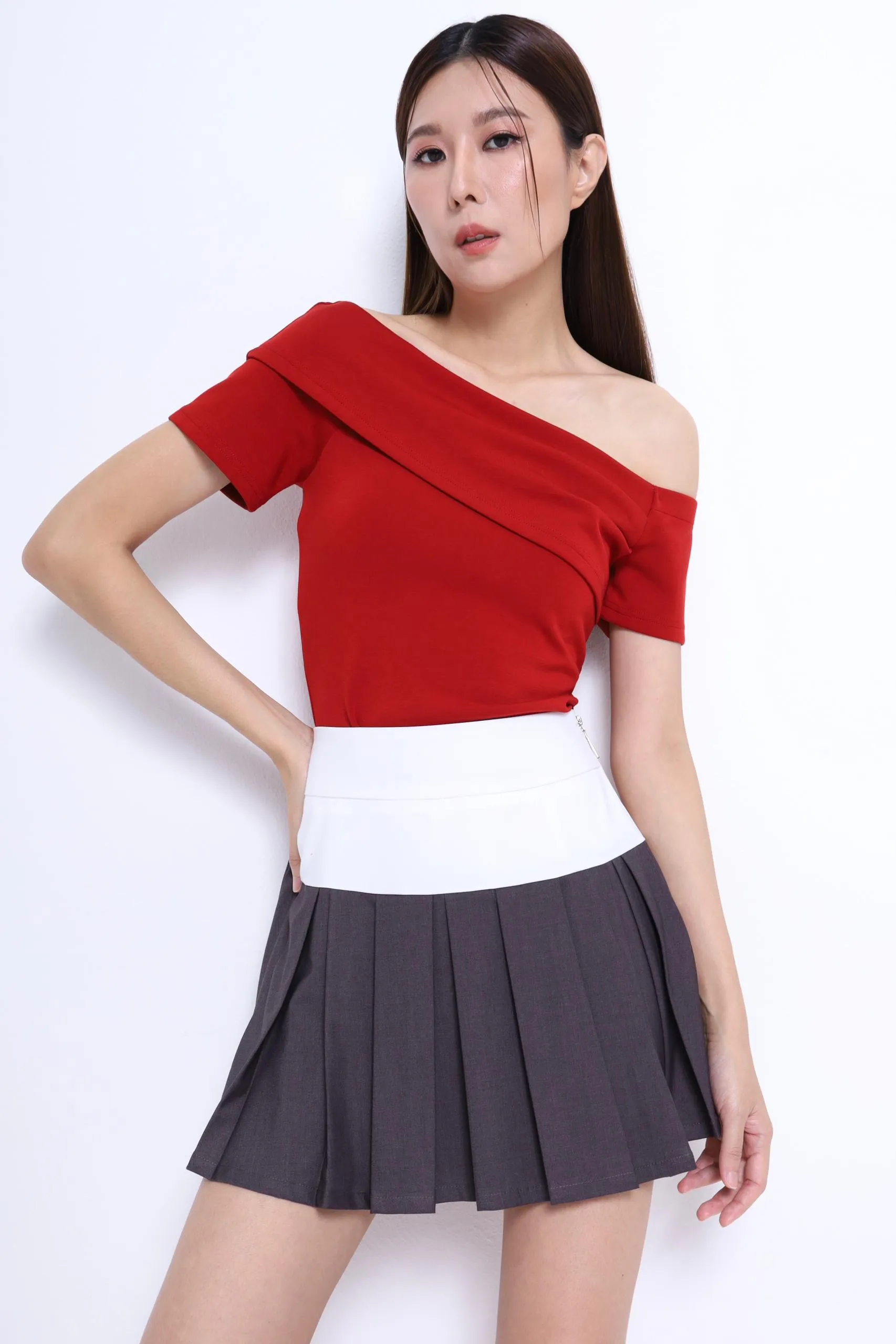 Josephine Asymmetrical Neckline Top