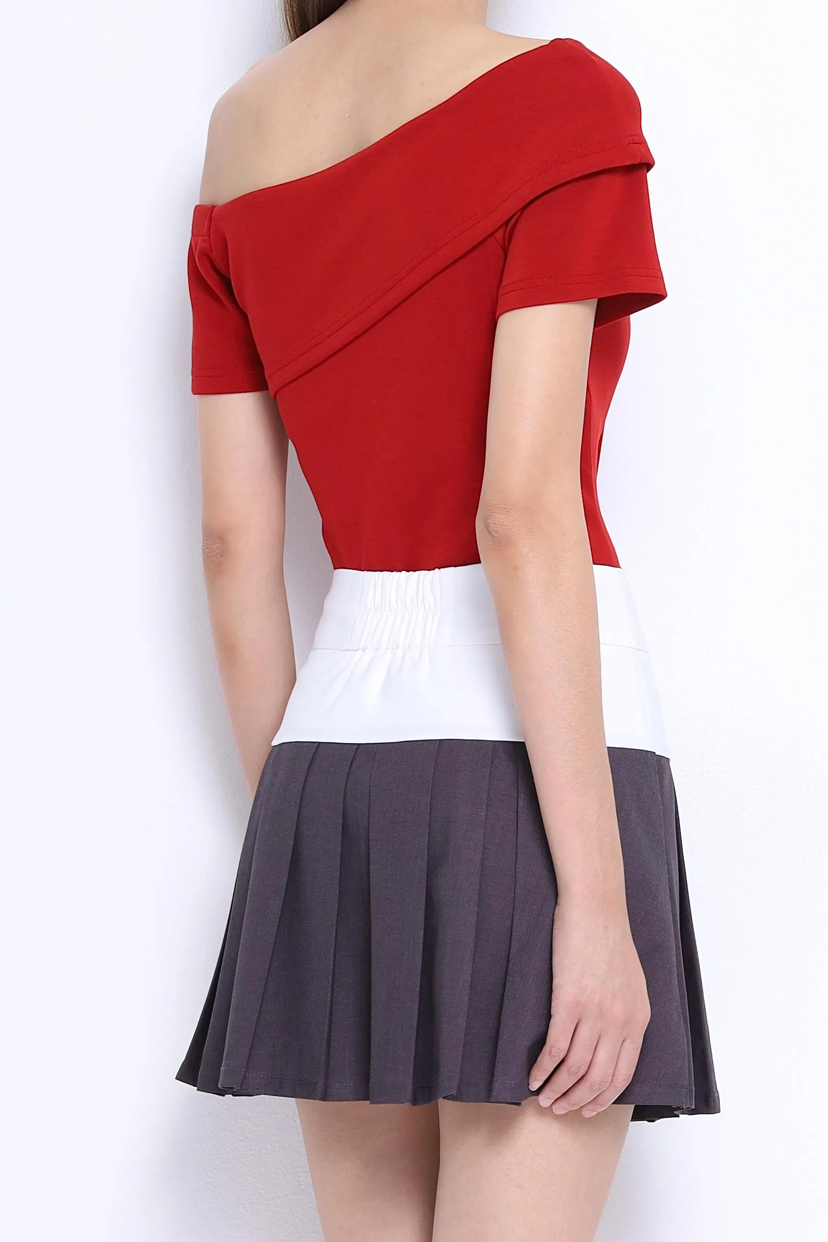 Josephine Asymmetrical Neckline Top