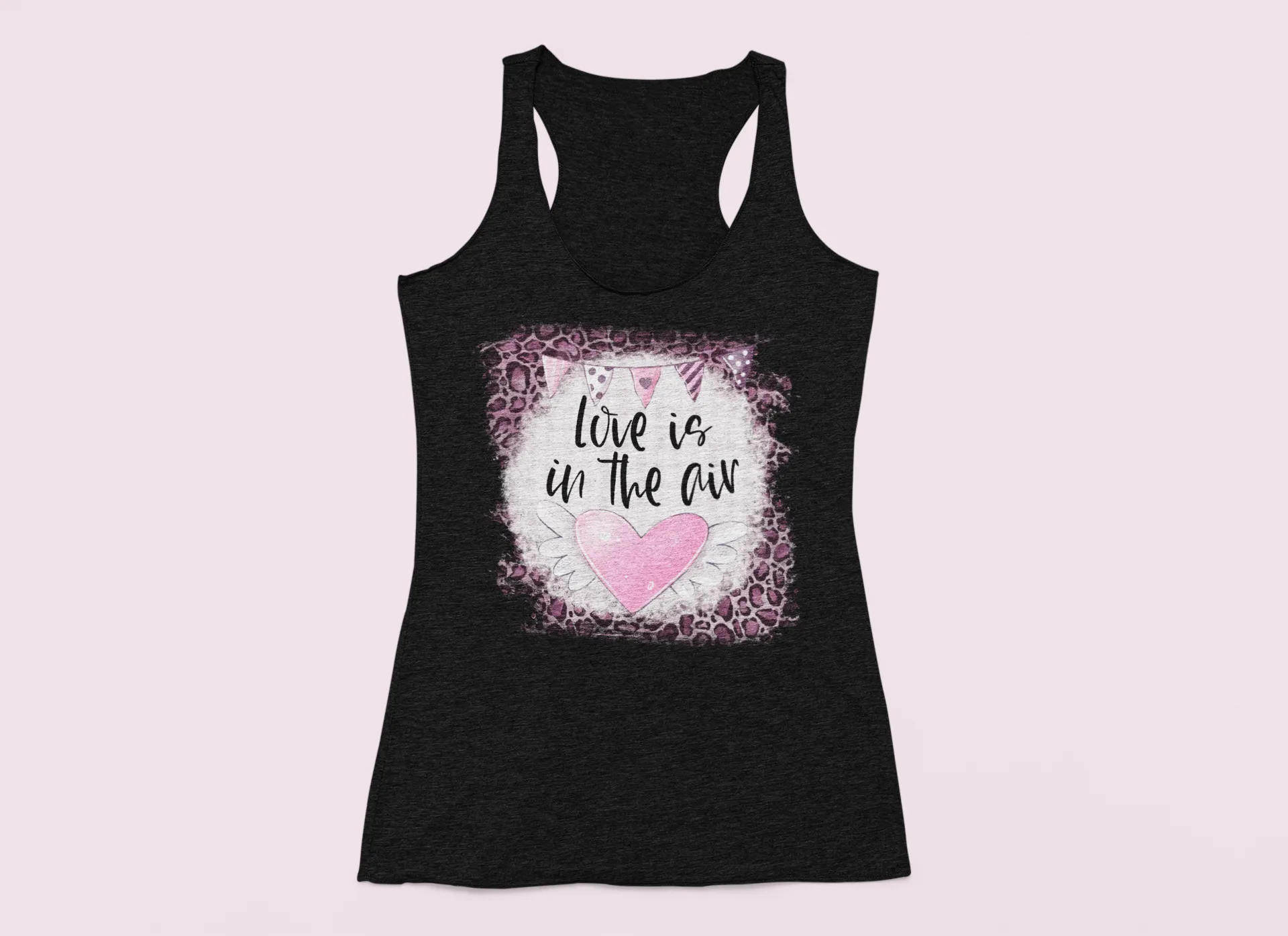 Love Is in the Air – Romantic Graphic Tank Top
