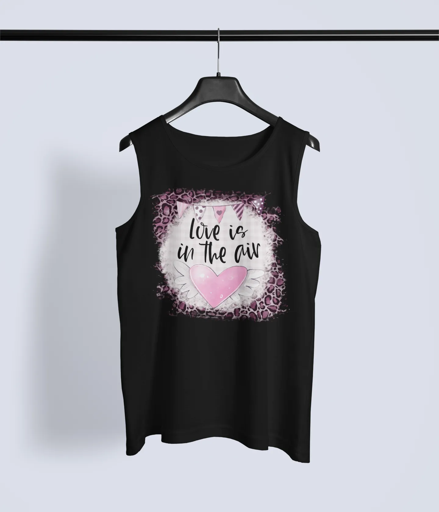 Love Is in the Air – Romantic Graphic Tank Top