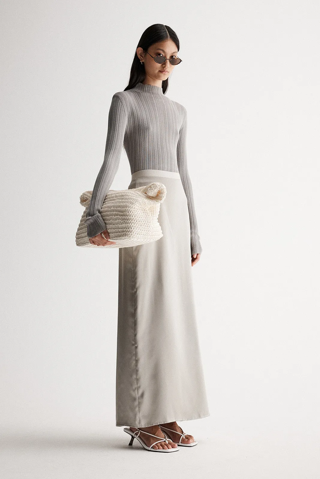 Luella Knit Top Dusty Sage