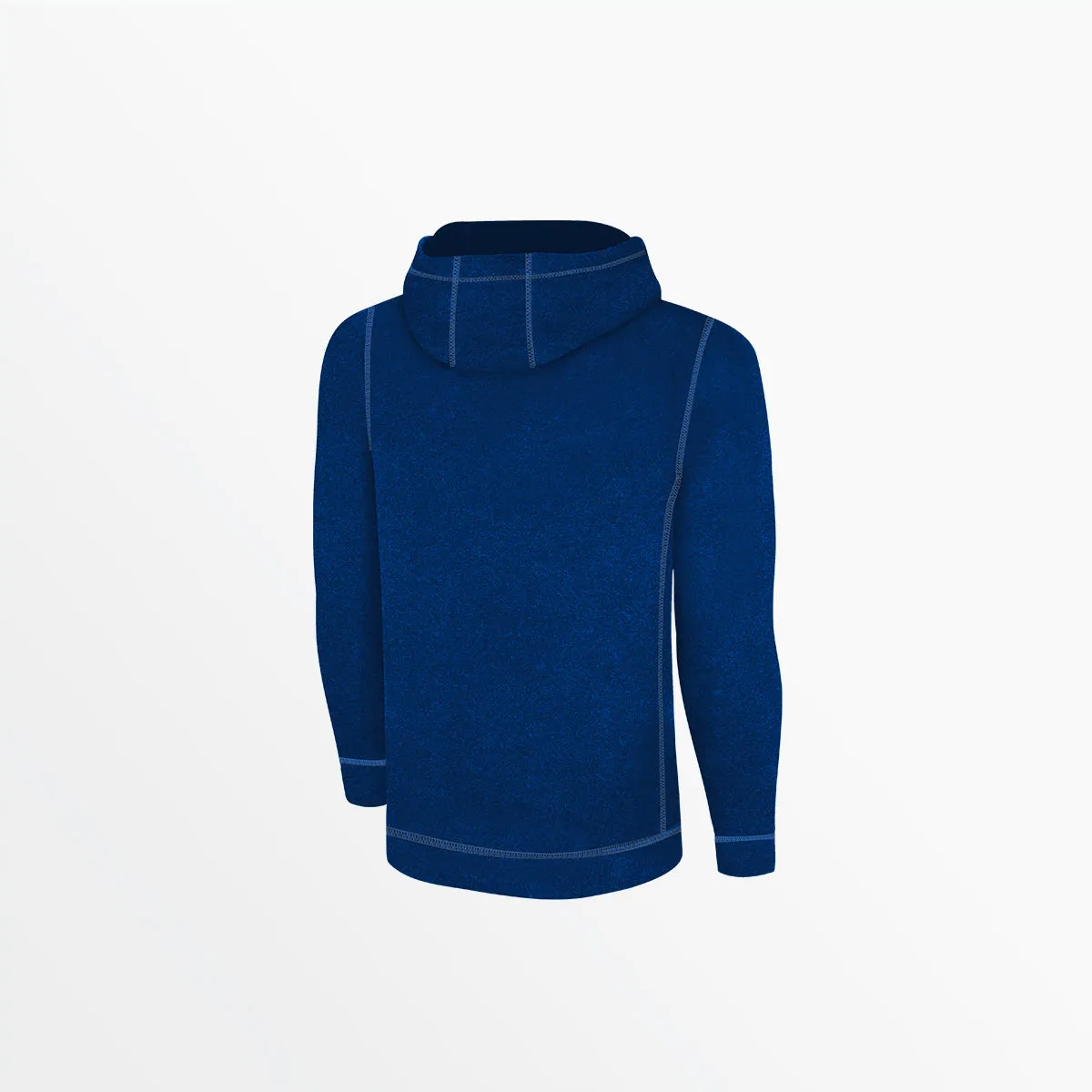 MEN'S ESSENTIAL HEATHER ZIP UP HOODIE