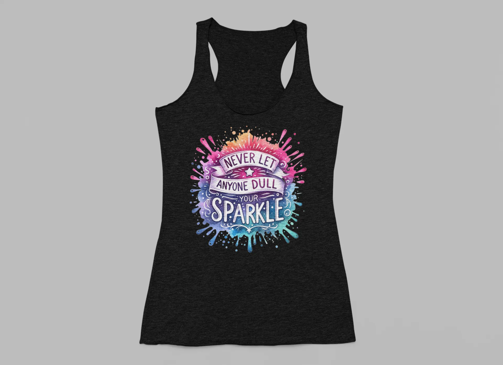 Radiate Positivity – Chic Graphic Tank Top