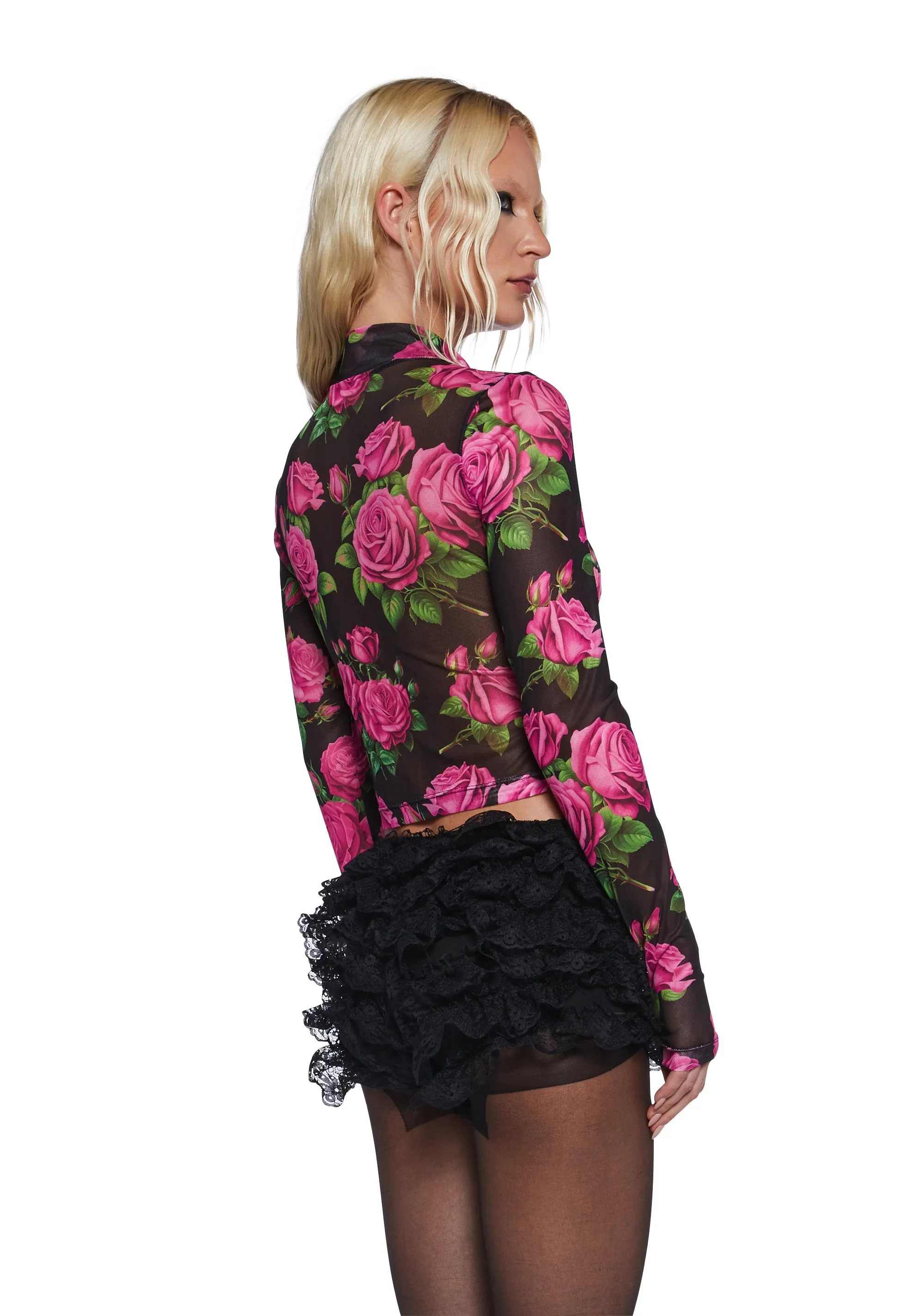 Regal Rose Long Sleeve Top