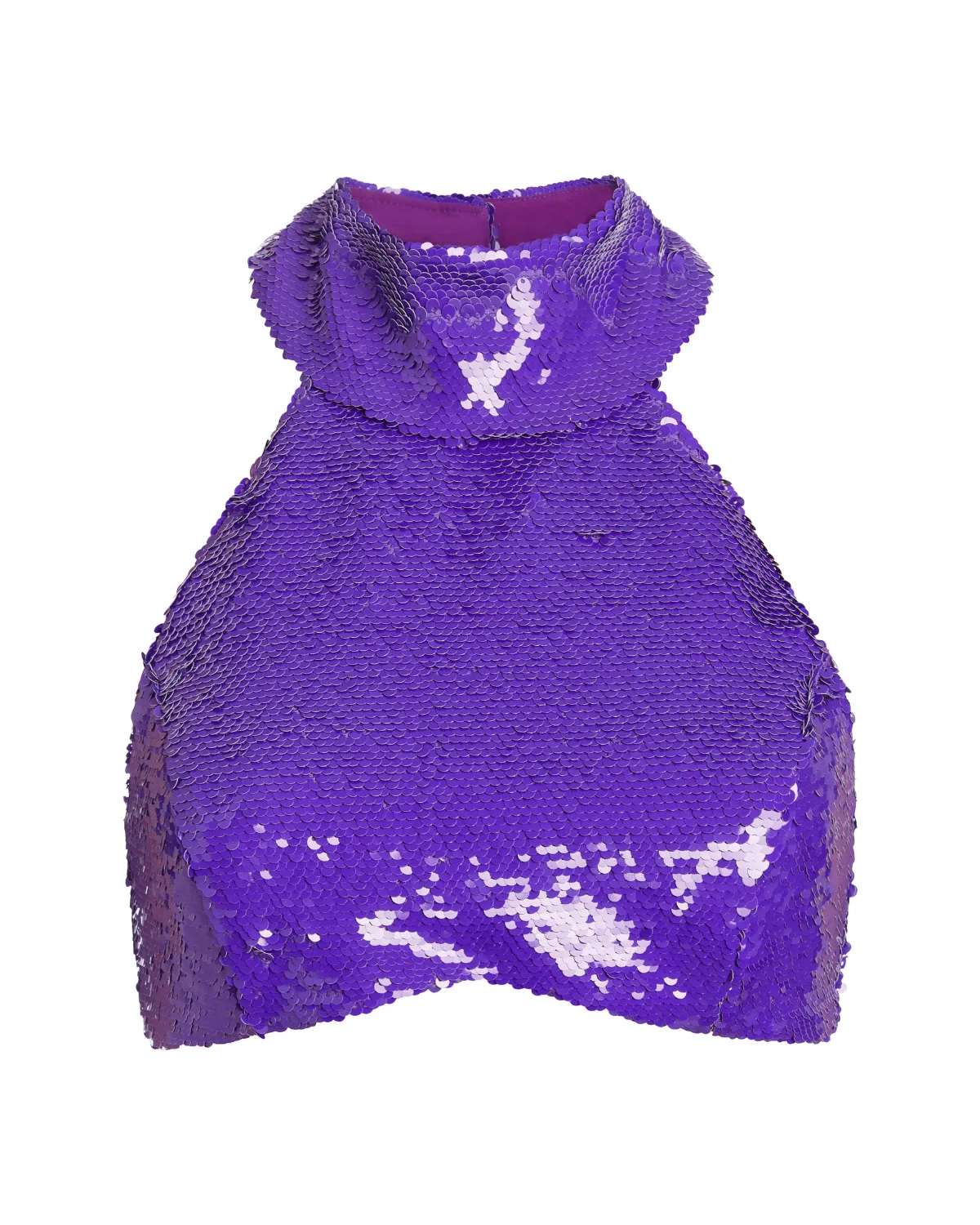 Sequin Mock Neck Top