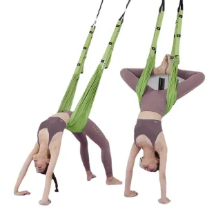 Stretch Elastic Yoga Belt Pulling Rope Inverted Rope Stretch Belt Split Lower Waist Trainer