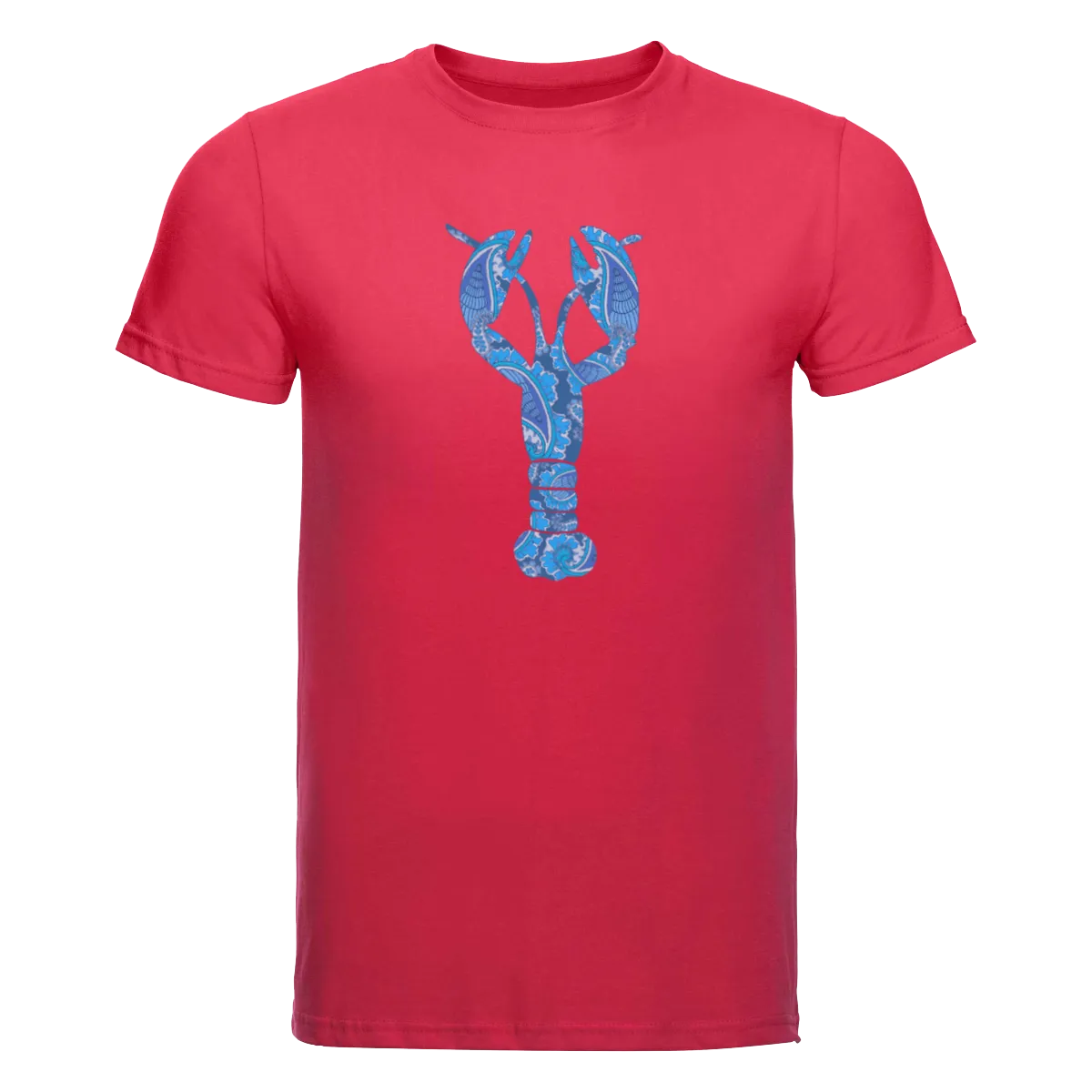 T-Shirt Big Blue Lobster Red