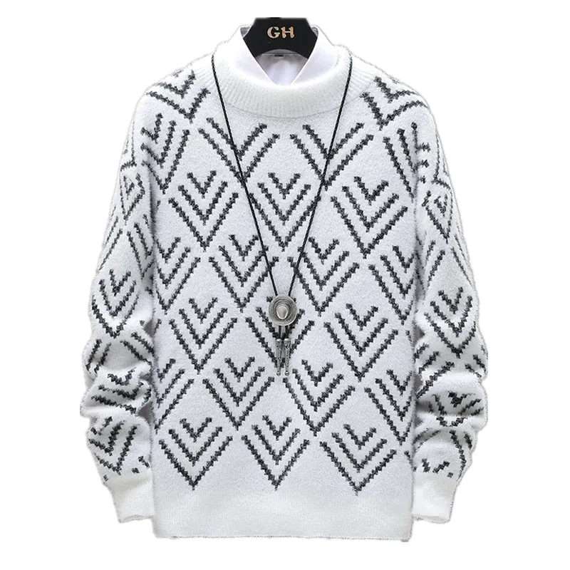 West Louis Winter Cashmere Warm Turtleneck Sweater