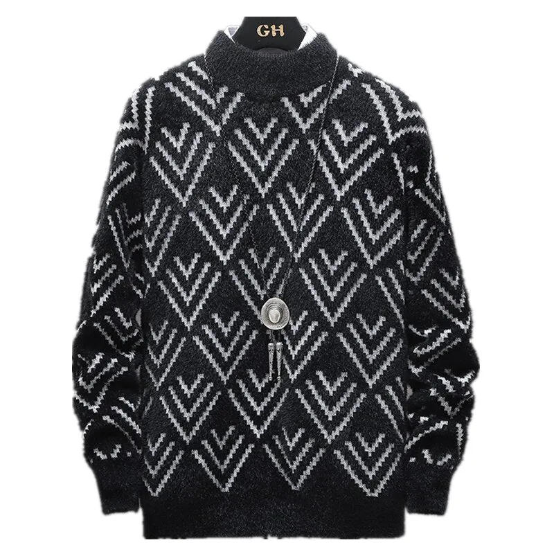 West Louis Winter Cashmere Warm Turtleneck Sweater