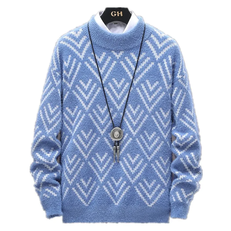 West Louis Winter Cashmere Warm Turtleneck Sweater