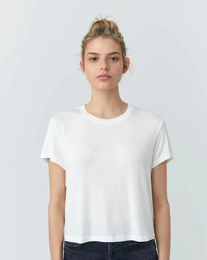 WHEAT~ Brooklyn Tshirt crew cropped