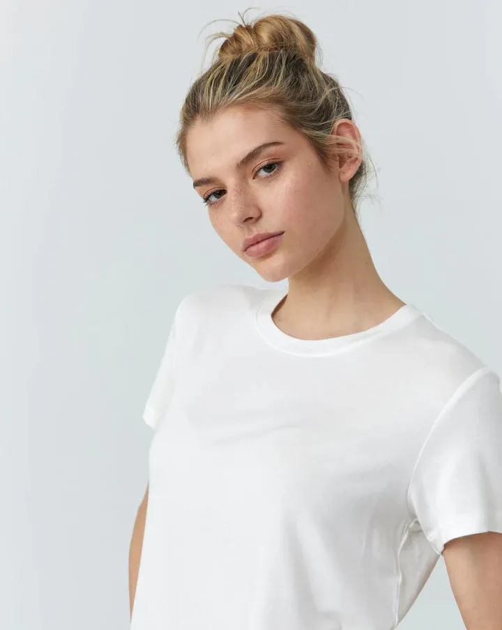 WHEAT~ Brooklyn Tshirt crew cropped